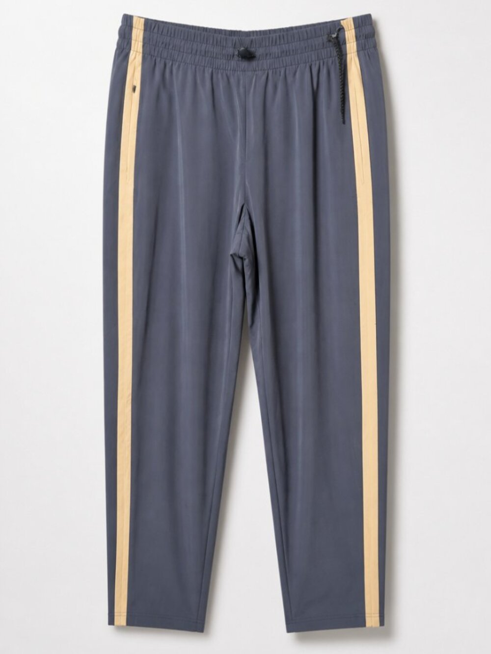 NWT Avalanche Men’s Slate Gray Joggers with Tan Side Stripes - L
